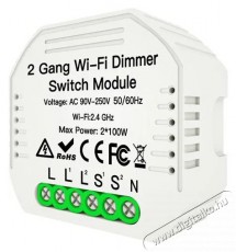 MOES Hidden Wifi Smart Dimmer Switch 2gang Mobil / Kommunikáció / Smart - Okos eszköz - Egyéb okos eszköz - 521667