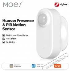 MOES Human Presence Sensor + PIR Sensor, Zigbee Háztartás / Otthon / Kültér - Biztonságtechnika - Mozgásérzékelő - 521670