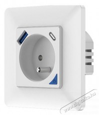 MOES Smart Wall Socket, WiFi, +USB Háztartás / Otthon / Kültér - Okos otthon - Okos konnektor - 521683