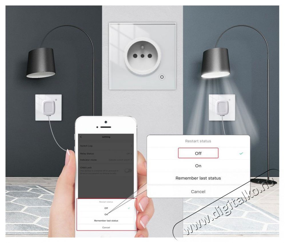 MOES Smart Wall Socket, Zigbee, FR, 16A, White H&aacute;ztart&aacute;s / Otthon / K&uuml;lt&eacute;r - Okos otthon - Okos konnektor - 521685