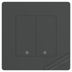 MOES ZS-SR-EU2, Zigbee, 2Gang, Gray Háztartás / Otthon / Kültér - Okos otthon - Kiegészítő - 521699