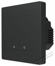 MOES ZS-SR-EU2, Zigbee, 2Gang, Gray Háztartás / Otthon / Kültér - Okos otthon - Kiegészítő - 521699