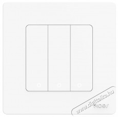 MOES ZS-SR-EU3, Zigbee, 3Gang, White Háztartás / Otthon / Kültér - Okos otthon - Kiegészítő - 521701