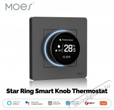 MOES GA water heating 5A, gray Háztartás / Otthon / Kültér - Okos otthon - Termosztát - 519550