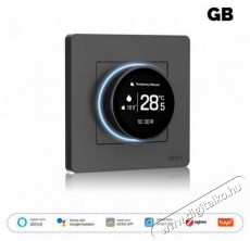 MOES GB electric heating 16A, gray Háztartás / Otthon / Kültér - Okos otthon - Termosztát - 519554