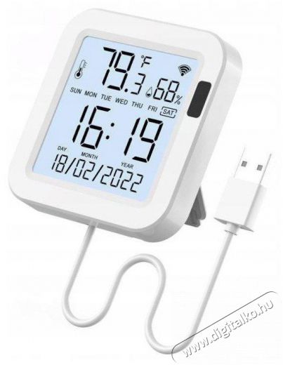MOES Temperature and humidity probe, WiFi Háztartás / Otthon / Kültér - Okos otthon - Kiegészítő - 519562