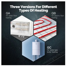 MOES GC water/gas boiler 5A, gray Háztartás / Otthon / Kültér - Okos otthon - Termosztát - 519557