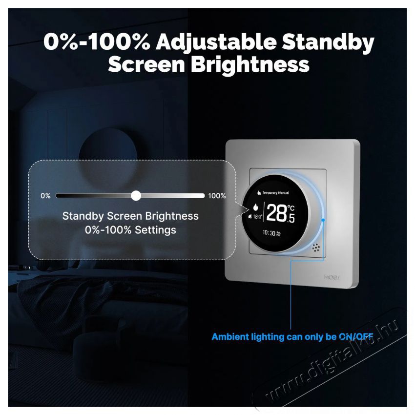 MOES GC water/gas boiler 5A H&aacute;ztart&aacute;s / Otthon / K&uuml;lt&eacute;r - Okos otthon - Termoszt&aacute;t - 519556