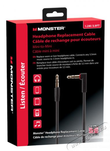 Monster Mini to Mini cserekábel 1,2m Audio-Video / Hifi / Multimédia - Fül és Fejhallgatók - Fülhallgató kiegészítő - 292209
