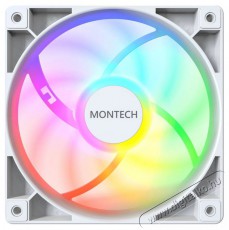 Montech GF120 ARGB PWM White Iroda és számítástechnika - Számítógép tartozék - Ventilátor - 512101