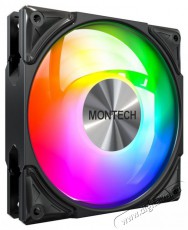Montech METAL PRO 12 ARGB PWM Black Iroda és számítástechnika - Számítógép tartozék - Ventilátor - 512103