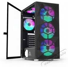 Montech X3 MESH Black Iroda és számítástechnika - Számítógép tartozék - Számítógépház - 521702