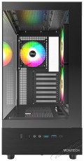 Montech XR Black Iroda és számítástechnika - Számítógép tartozék - Számítógépház - 521703