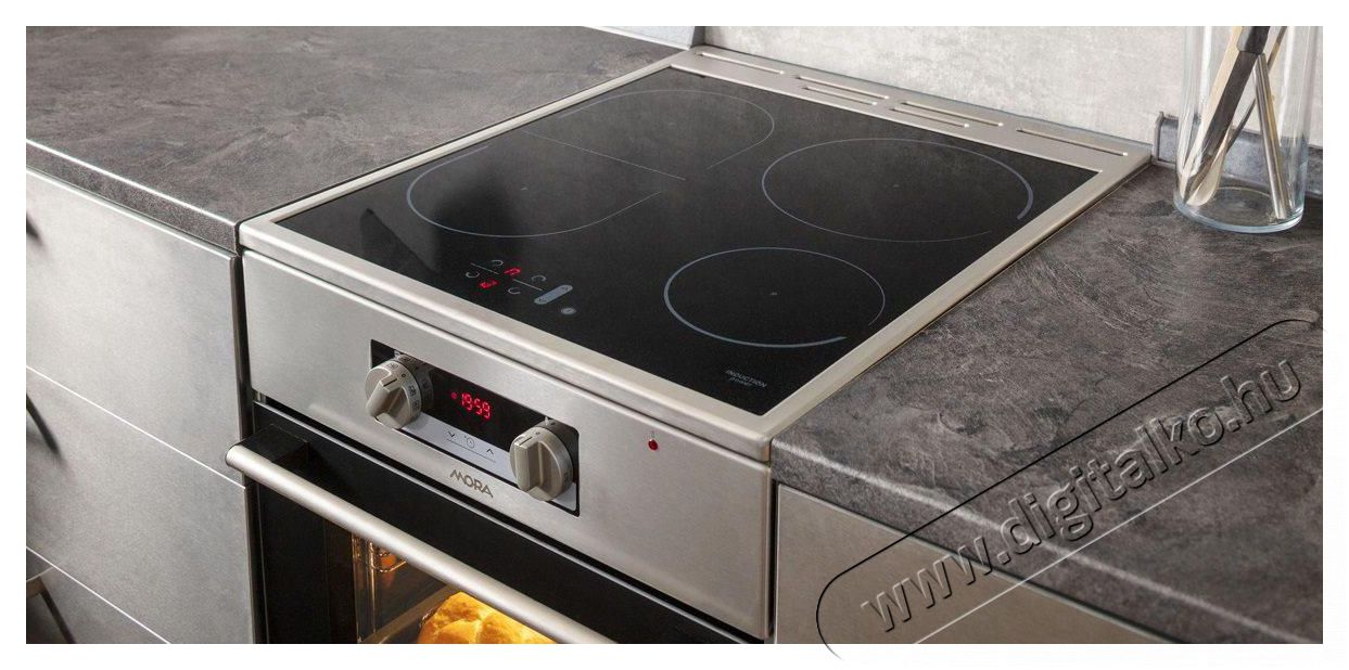 Mora C 7245 BS Konyhai term&eacute;kek - S&uuml;tő-főzőlap, tűzhely (szabadon&aacute;ll&oacute;) - Elektromos tűzhely (szabadon&aacute;ll&oacute;) - 505238