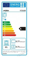 Mora VT 231 GB Konyhai termékek - Sütő-főzőlap, tűzhely (beépíthető) - Sütő (beépíthető) - 505766