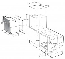 Mora VTPS 545 BX Konyhai term&eacute;kek - S&uuml;tő-főzőlap, tűzhely (be&eacute;p&iacute;thető) - S&uuml;tő (be&eacute;p&iacute;thető) - 505781
