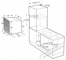 Mora VTS 543 BW Konyhai term&eacute;kek - S&uuml;tő-főzőlap, tűzhely (be&eacute;p&iacute;thető) - S&uuml;tő (be&eacute;p&iacute;thető) - 505773