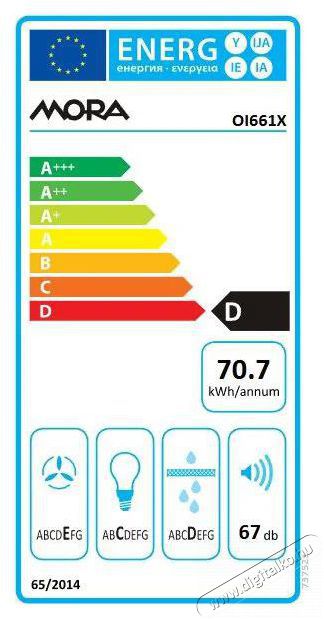 Mora OI 661 X Konyhai term&eacute;kek - P&aacute;raelsz&iacute;v&oacute; - Be&eacute;p&iacute;thető / kih&uacute;zhat&oacute; - 509688