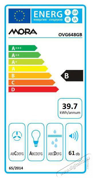 Mora OVG 648 GB Konyhai term&eacute;kek - P&aacute;raelsz&iacute;v&oacute; - K&uuml;rtős - 509689