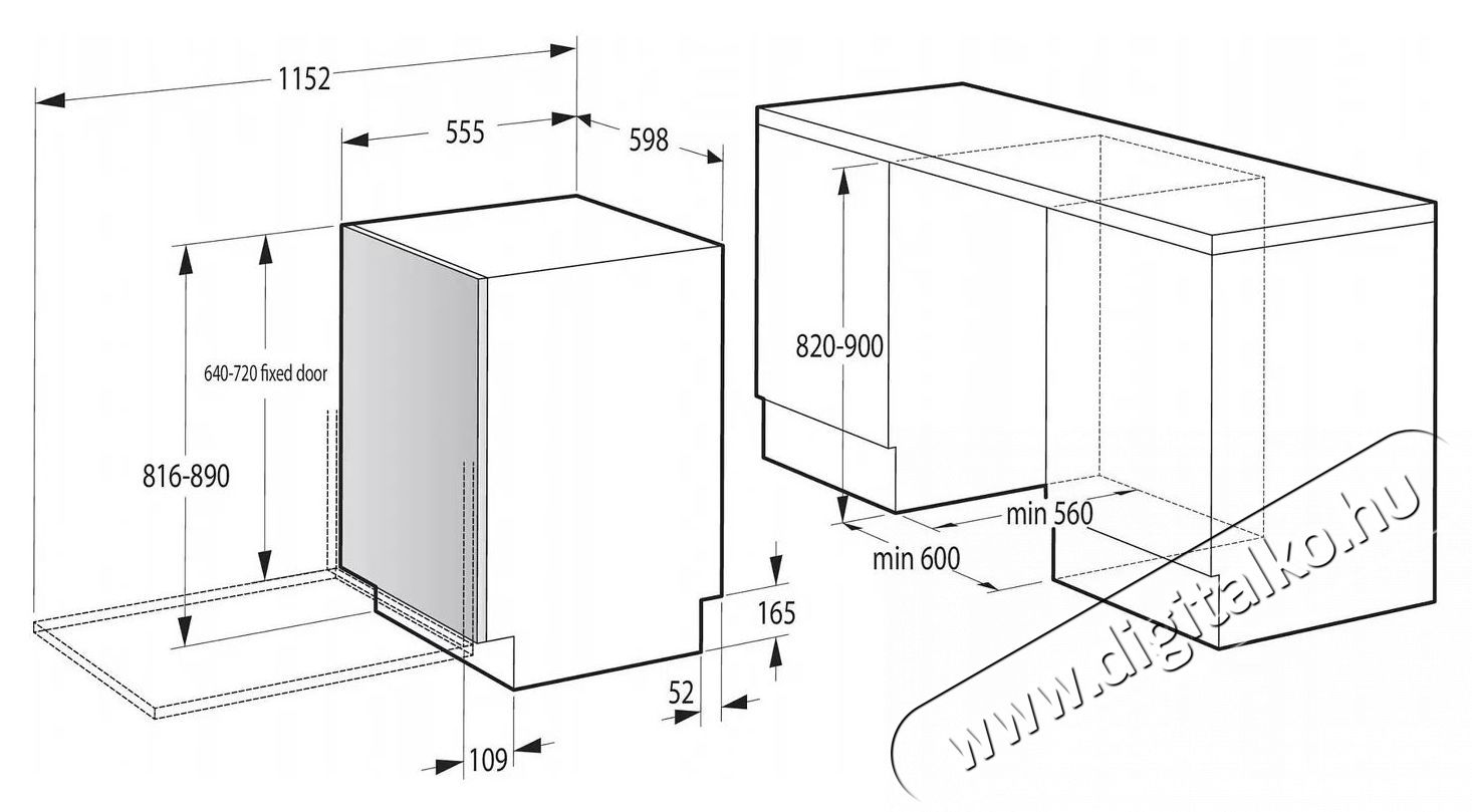 Mora IM 6463 Konyhai term&eacute;kek - Mosogat&oacute;g&eacute;p - Norm&aacute;l (60cm) be&eacute;p&iacute;thető mosogat&oacute;g&eacute;p - 515667