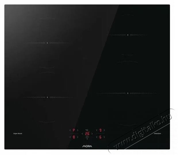 Mora VDI 65D C Konyhai term&eacute;kek - S&uuml;tő-főzőlap, tűzhely (be&eacute;p&iacute;thető) - Indukci&oacute;s főzőlap (be&eacute;p&iacute;thető) - 515674