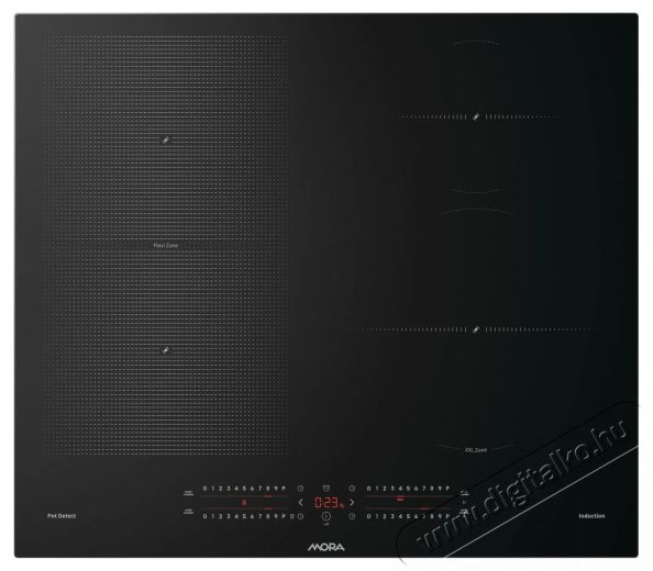 Mora VDIS 677 C Konyhai termékek - Sütő-főzőlap, tűzhely (beépíthető) - Indukciós főzőlap (beépíthető) - 515683