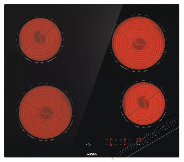 Mora VDST 651 C Konyhai termékek - Sütő-főzőlap, tűzhely (beépíthető) - Elektromos főzőlap (beépíthető) - 515696