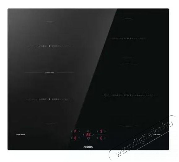 Mora VDIT 67E C Konyhai term&eacute;kek - S&uuml;tő-főzőlap, tűzhely (be&eacute;p&iacute;thető) - Indukci&oacute;s főzőlap (be&eacute;p&iacute;thető) - 515685