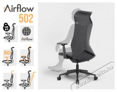 MOSH Airflow 502 - fekete Iroda &eacute;s sz&aacute;m&iacute;t&aacute;stechnika - Egy&eacute;b sz&aacute;m&iacute;t&aacute;stechnikai term&eacute;k - 518401