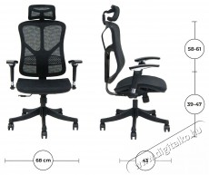 MOSH AIRFLOW-521 fekete Iroda és számítástechnika - Egyéb számítástechnikai termék - 518392