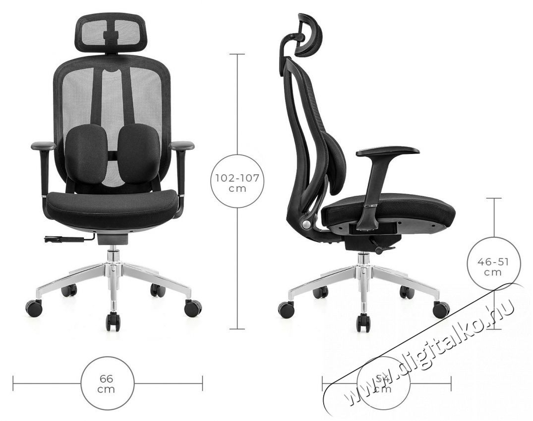 MOSH Airflow 616 fekete Iroda &eacute;s sz&aacute;m&iacute;t&aacute;stechnika - Egy&eacute;b sz&aacute;m&iacute;t&aacute;stechnikai term&eacute;k - 518399