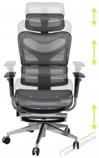 MOSH AirFlow 702L - fekete-fehér Iroda és számítástechnika - Egyéb számítástechnikai termék - 518379