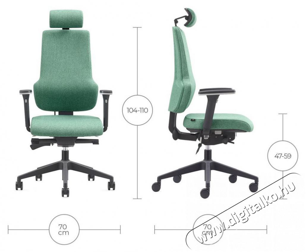 MOSH Elite F z&ouml;ld irodasz&eacute;k Iroda &eacute;s sz&aacute;m&iacute;t&aacute;stechnika - Egy&eacute;b sz&aacute;m&iacute;t&aacute;stechnikai term&eacute;k - 521708