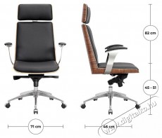 MOSH WUD Classic 133BL, fekete irodasz&eacute;k Iroda &eacute;s sz&aacute;m&iacute;t&aacute;stechnika - Egy&eacute;b sz&aacute;m&iacute;t&aacute;stechnikai term&eacute;k - 521707