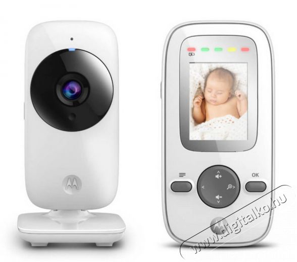 Motorola MBP481 digitális videó bébiőr Szépségápolás / Egészség - Baba mama termék - Bébiőr / babafigyelő - 326981