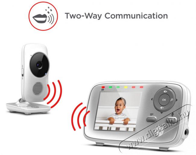 Motorola MBP483 VIDEÓ  BABY MONITOR Újdonságok - Új termékek - 338860