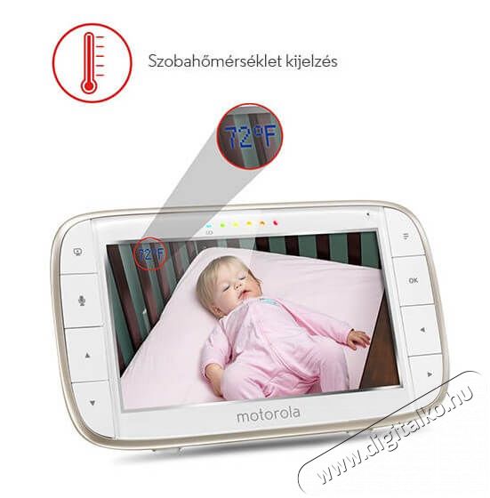 Motorola MBP855 Wifi-s bébiőr Szépségápolás / Egészség - Baba mama termék - Bébiőr / babafigyelő - 340278