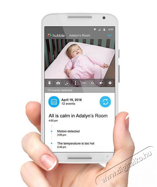 Motorola MBP855 Wifi-s bébiőr Szépségápolás / Egészség - Baba mama termék - Bébiőr / babafigyelő - 340278