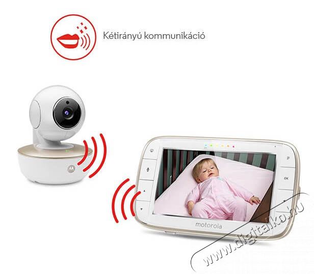 Motorola MBP855 Wifi-s bébiőr Szépségápolás / Egészség - Baba mama termék - Bébiőr / babafigyelő - 340278