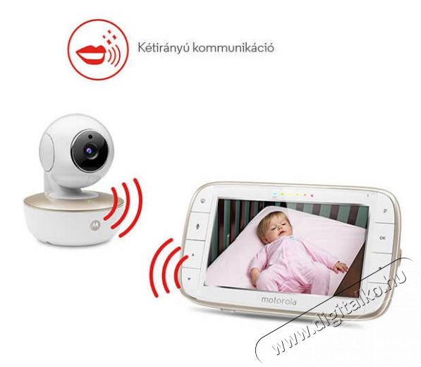 Motorola MBP855 Wifi-s bébiőr Szépségápolás / Egészség - Baba mama termék - Bébiőr / babafigyelő - 340278