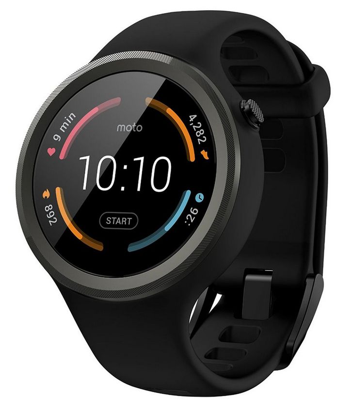 Motorola Moto 360 Sport okosóra - fekete Mobil / Kommunikáció / Smart - Okos eszköz - Okosóra - 296374