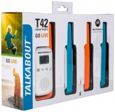 Motorola Talkabout T42 Quad walkie talkie (4db) Mobil / Kommunikáció / Smart - Walkie-Talkie / PMR rádió - Walkie-Talkie / PMR rádió - 369738