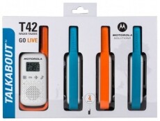 Motorola Talkabout T42 Quad walkie talkie (4db) Mobil / Kommunikáció / Smart - Walkie-Talkie / PMR rádió - Walkie-Talkie / PMR rádió - 369738