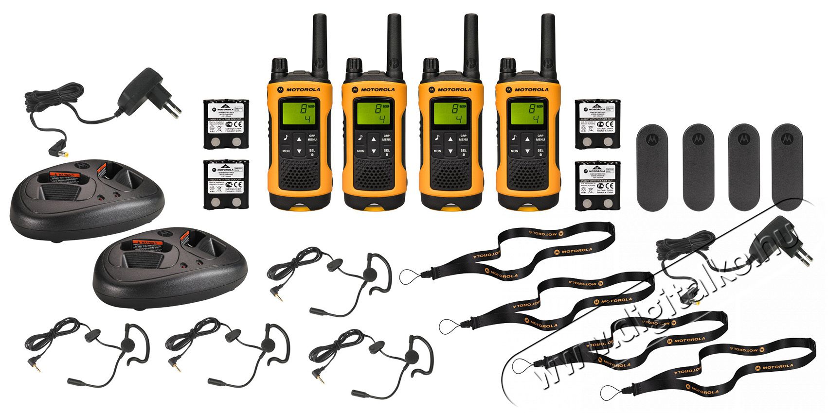 Motorola TLKR-T80EXT Quad PMR walkie-talkie 4 db Mobil / Kommunikáció / Smart - Walkie-Talkie / PMR rádió - Walkie-Talkie / PMR rádió - 297254