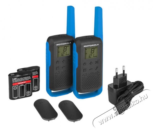 Motorola T62 Talkabout walkie talkie - kék Mobil / Kommunikáció / Smart - Walkie-Talkie / PMR rádió - Walkie-Talkie / PMR rádió - 345376