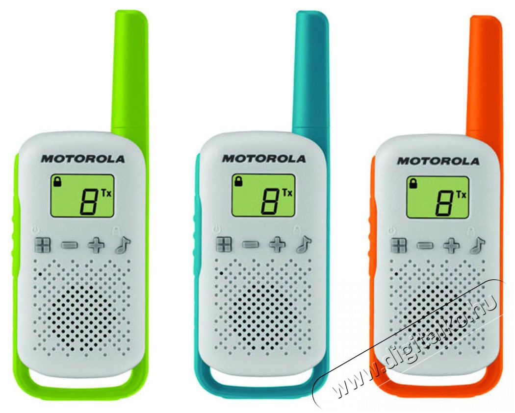 Motorola Talkabout T42 Triple Pack walkie talkie (3db) Mobil / Kommunikáció / Smart - Walkie-Talkie / PMR rádió - Walkie-Talkie / PMR rádió - 369739