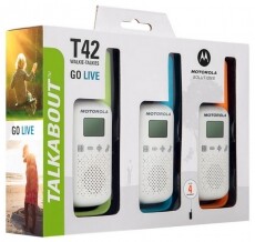 Motorola Talkabout T42 Triple Pack walkie talkie (3db) Mobil / Kommunikáció / Smart - Walkie-Talkie / PMR rádió - Walkie-Talkie / PMR rádió - 369739