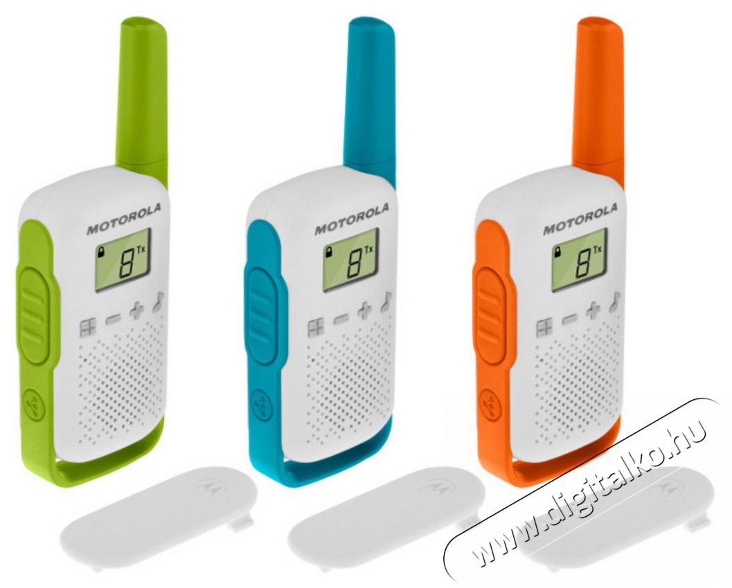Motorola Talkabout T42 Triple Pack walkie talkie (3db) Mobil / Kommunikáció / Smart - Walkie-Talkie / PMR rádió - Walkie-Talkie / PMR rádió - 369739