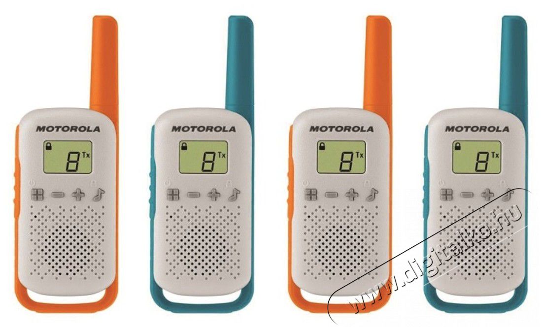 Motorola Talkabout T42 Quad walkie talkie (4db) Mobil / Kommunikáció / Smart - Walkie-Talkie / PMR rádió - Walkie-Talkie / PMR rádió - 369738