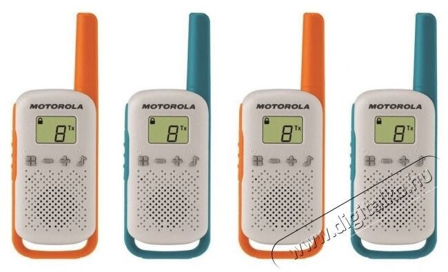 Motorola Talkabout T42 Quad walkie talkie (4db) Mobil / Kommunikáció / Smart - Walkie-Talkie / PMR rádió - Walkie-Talkie / PMR rádió - 369738